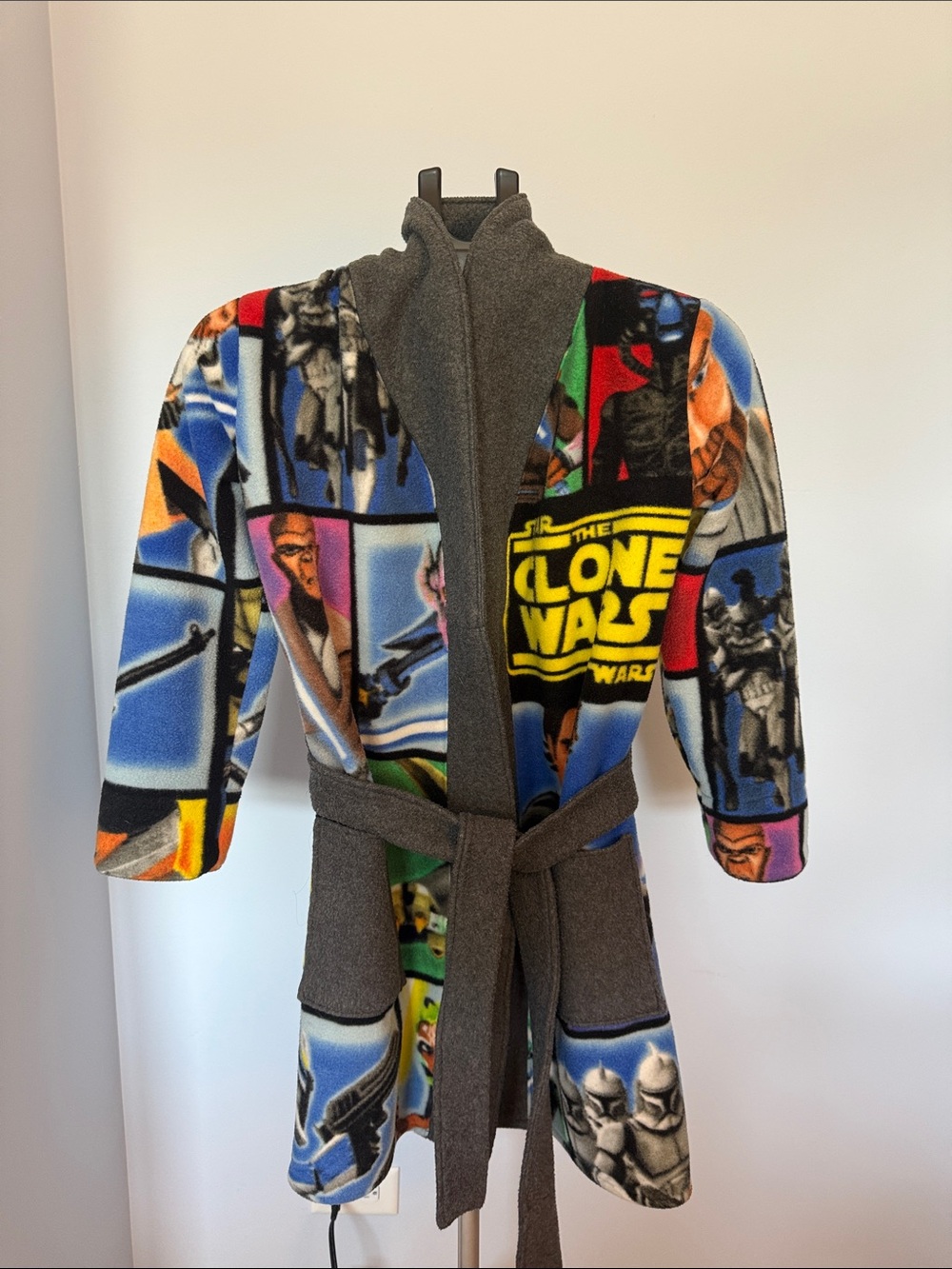 Kids Star Wars The Clone Wars Fleece Robe - Multicolor
